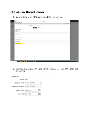 在 ipps-a 中提交 pcs 缺席请求
